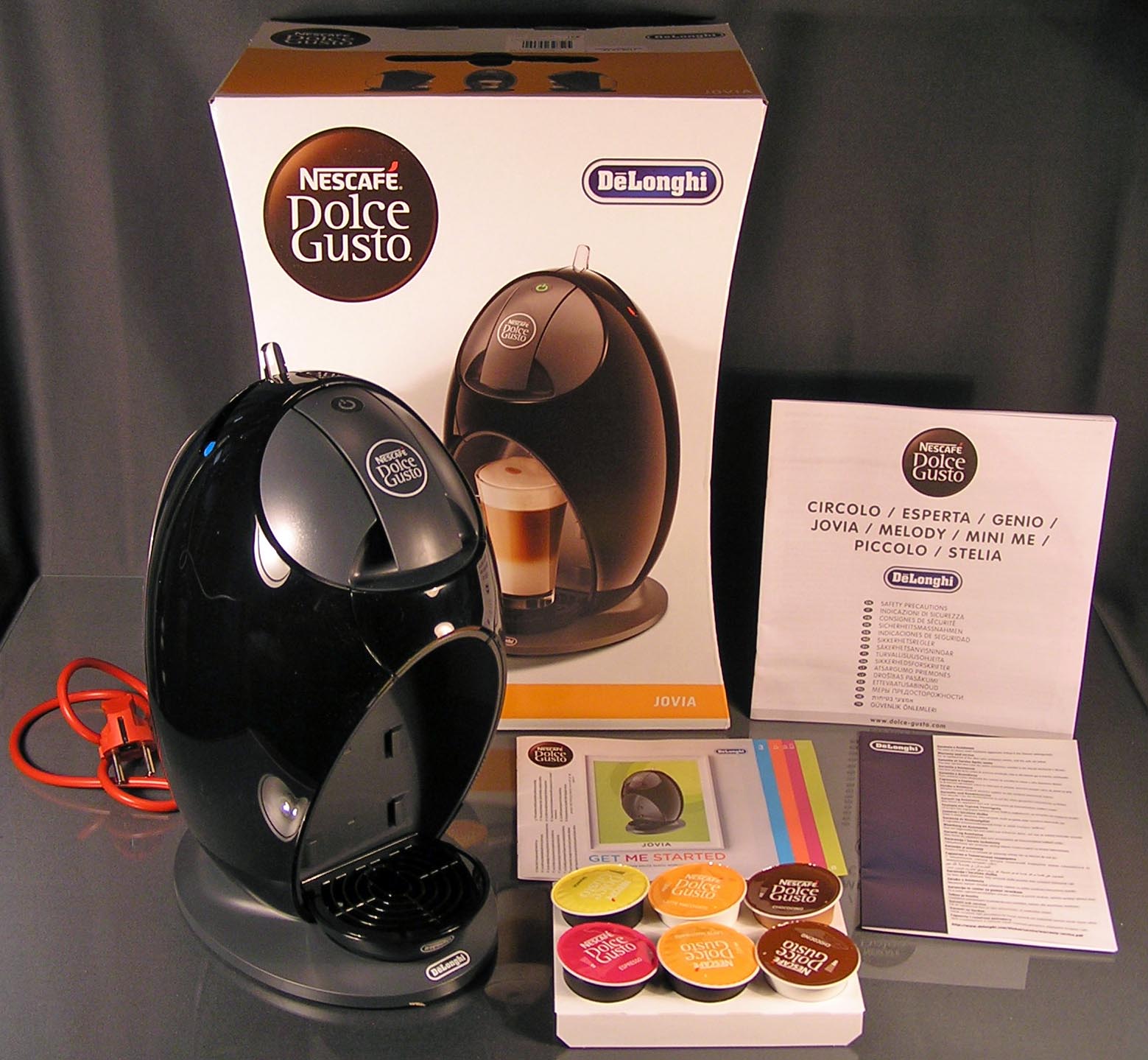 DeLonghi Jovia Schwarz EDG 250.B Nescafé Dolce Gusto Kaffee